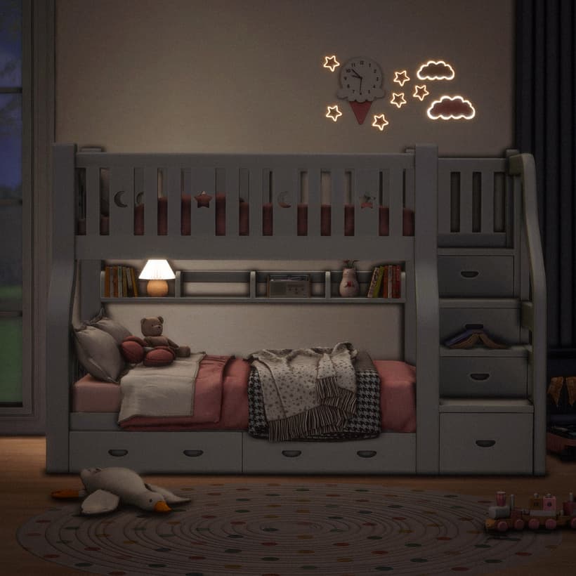Галерея мода Двухуровневая кровать MilkyWay Bunk Bed #2